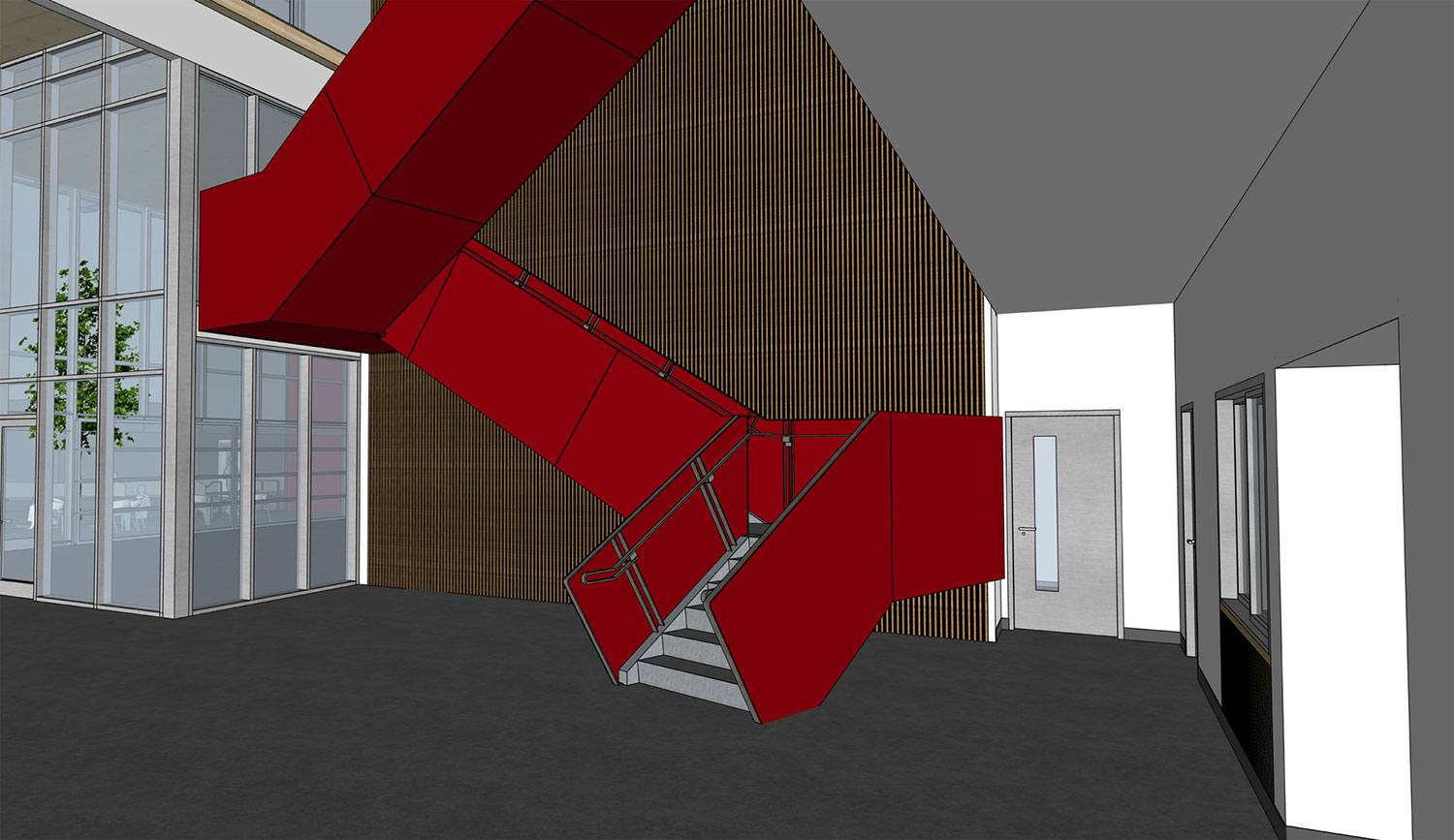 lalliance francaise du vancouver stairs 02 rendering courtesy mcfarland marceau architects
