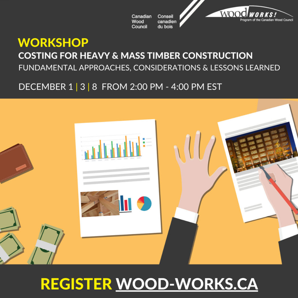 Graphic for workshop "Workshop: Costing for Heavy & Mass Timber Construction"