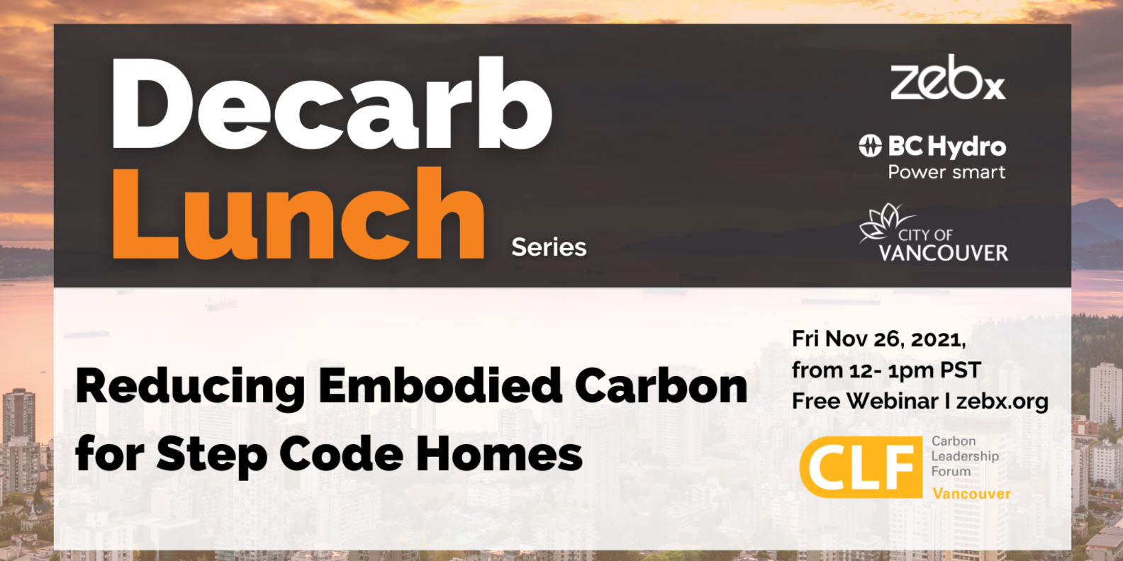 Decarb lunch series November 26