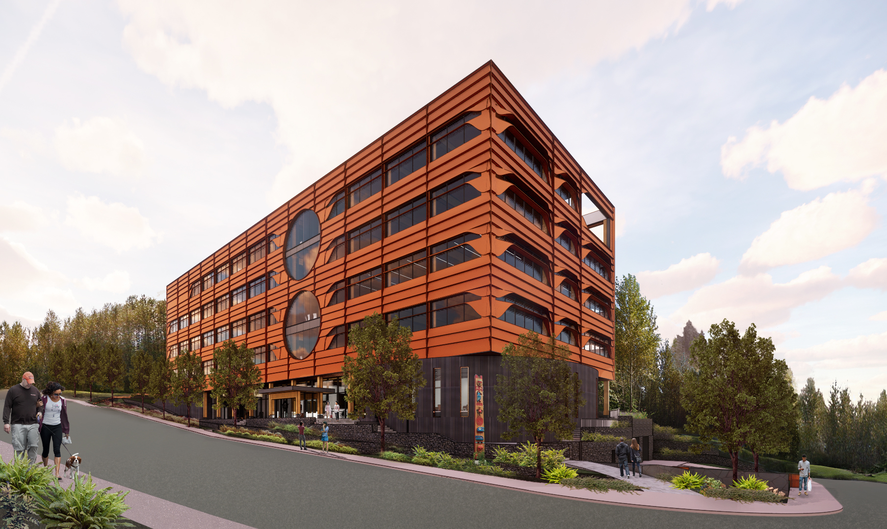 North west street view of First Nations Health Authority Metro Vancouver Office