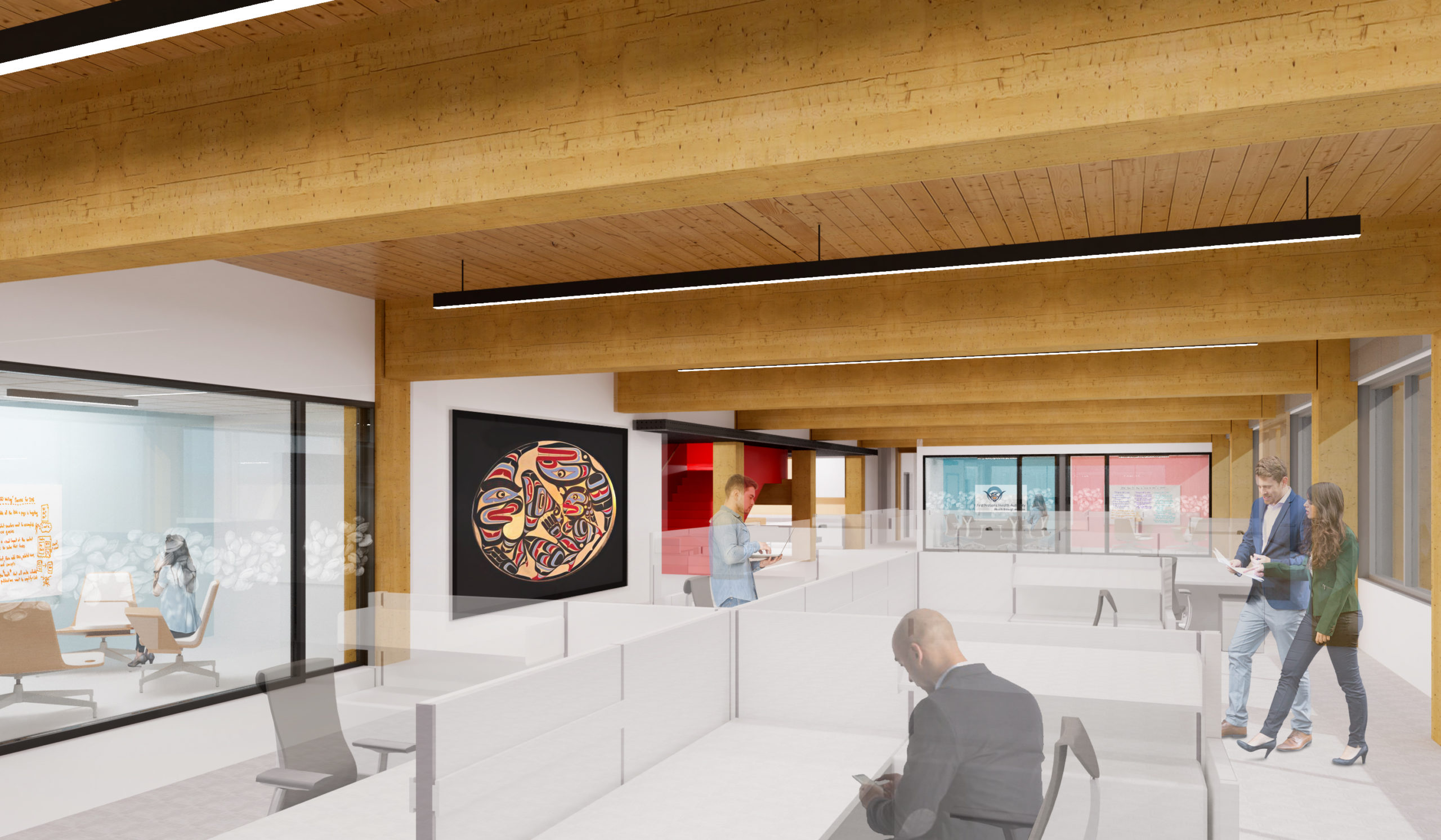 Rendering of First Nations Health Authority Metro Vancouver Office