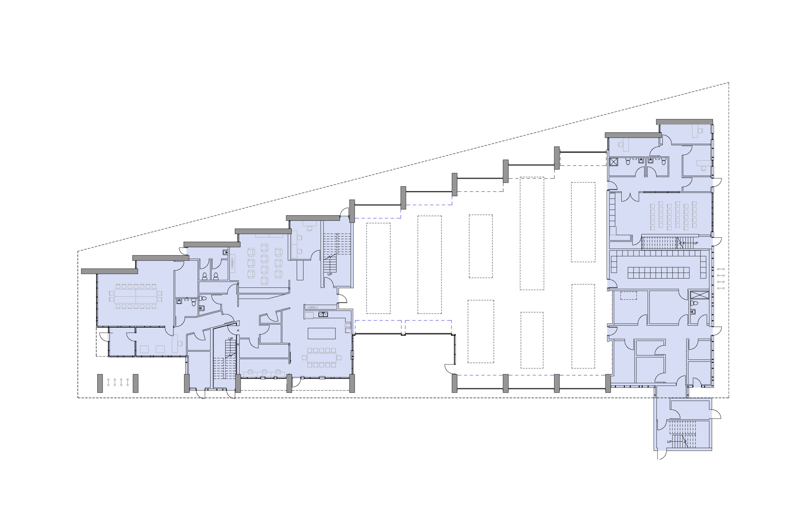 Floor plan of District of Saanich Fire Station #2 Redevelopment
